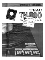 Teac TN-400-Owners-Manual 